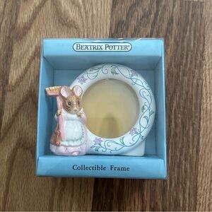 Beatrix Potter collectible mouse frame vintage cottagecore nursery